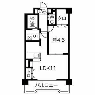 翠城II【201号室】の間取り
