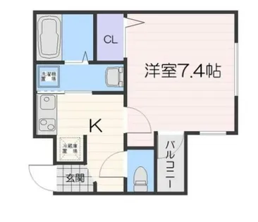 兵庫県西宮市平木町【マンション】の間取り