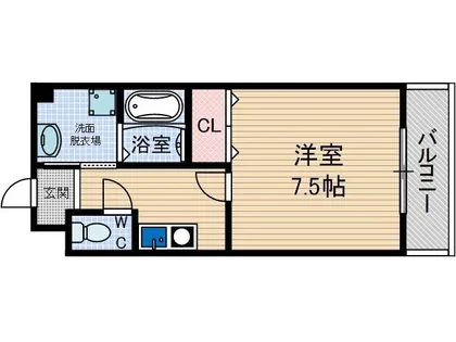 エルカーサ正雀1【1階】の間取り