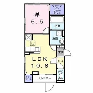 Le・Cadre【1階】の間取り
