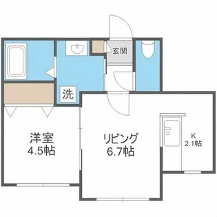ユーフォリア北円山【2階】の間取り