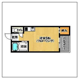 マリナヒルズ姪浜【2階】の間取り