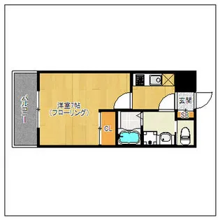 サヴォイエイペックス【8階】の間取り