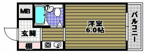 ジョイフルKIKUSUI【3階】の間取り