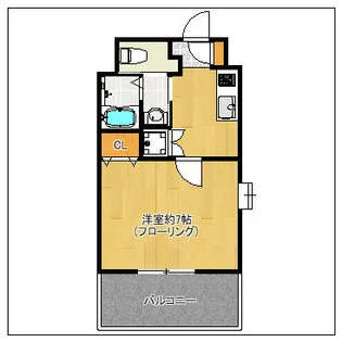 サヴォイ ル・カサブランカ【406号室】の間取り