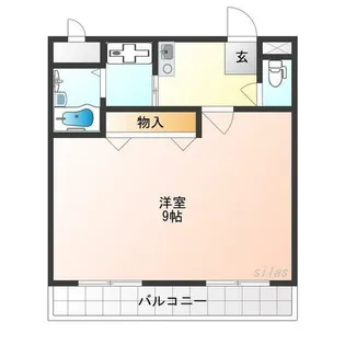 サンコークレアール【3階】の間取り