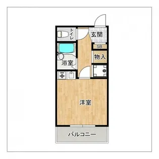 ラフィーネ六本松【601号室】の間取り