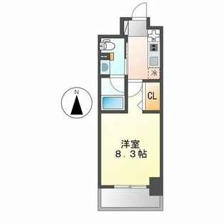 パークアクシス名古屋山王【14階】の間取り