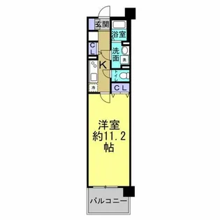 キャッスル常滑 西棟【325号室】の間取り