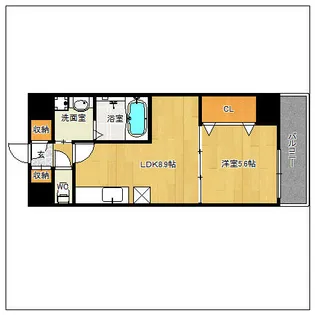 グローリア・ミオ・大野城【5階】の間取り