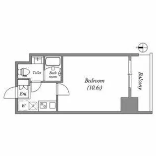 ISM栄【8階】の間取り
