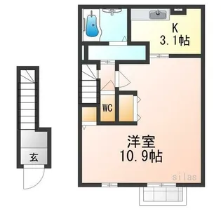 ルーエ【2階】の間取り