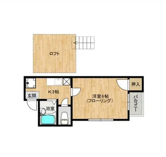 ボヌール博多【103号室】の間取り