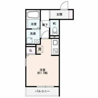 PillarSyo(ピラーショー)【303号室】の間取り