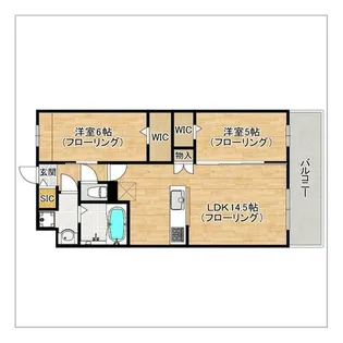 ビーコンヒル田島【503号室】の間取り