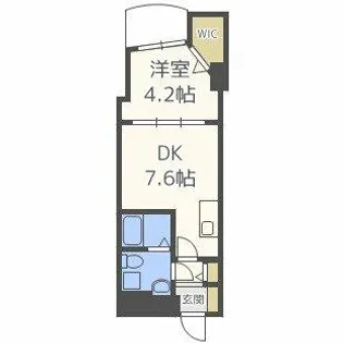 セレニテ梅田EST【8階】の間取り