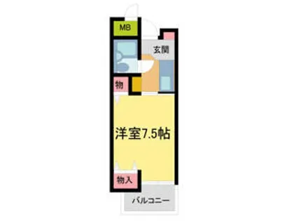石橋パークヒルズ【203号室】の間取り