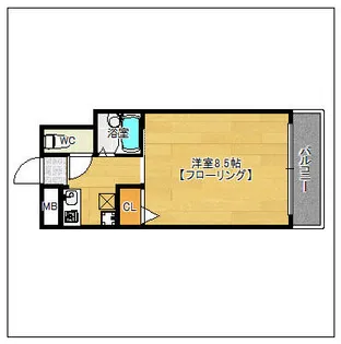 パレステージ【305号室】の間取り