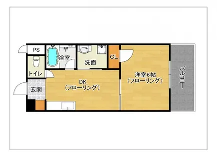 グレイス祇園【305号室】の間取り