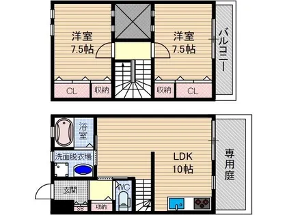 ラ・サンテ【106号室】の間取り