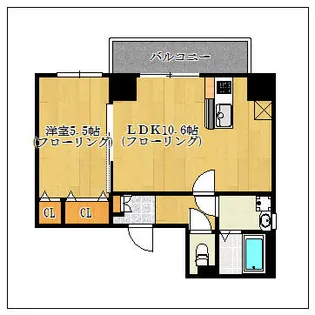 サンフェリーチェ博多駅南【203号室】の間取り