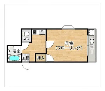 OAK VILLA 松島けやき通り【4階】の間取り