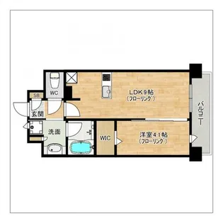 アクロス薬院グレイステージ【802号室】の間取り