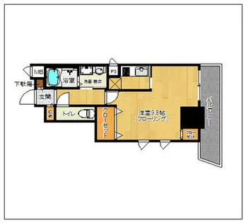 アルフォート天神【708号室】の間取り