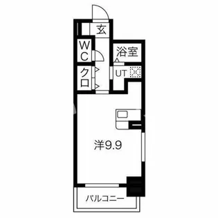 ジアコスモ神戸三宮【5階】の間取り