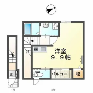 Casa Rico ( カサ リコ )【2階】の間取り