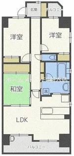 レジディア都島Ⅰ【12階】の間取り