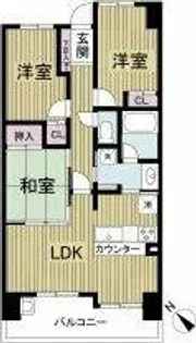レジディア都島Ⅱ【8階】の間取り