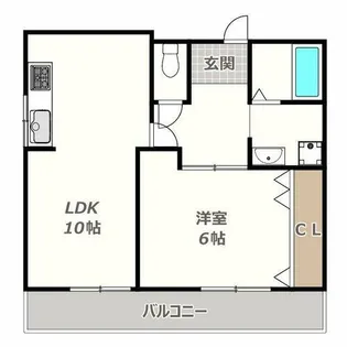 クリーンライフ松映【3階】の間取り