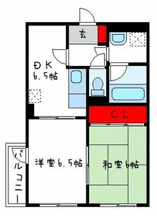 エスポールシバタ【2階】の間取り