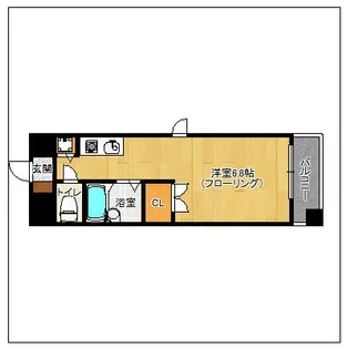 アプリシエイツ【301号室】の間取り