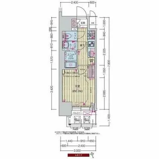 プレサンスTHE大須観音【6階】の間取り