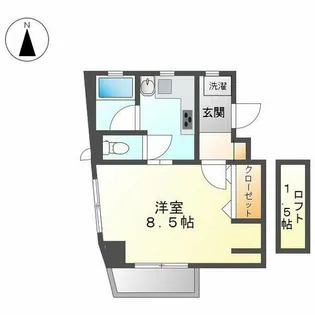 シティハイツ石原【6階】の間取り