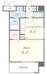 アスリート東延末【5階】の間取り