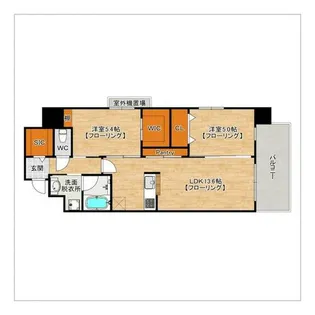 ERFOLG HAKATA【302号室】の間取り