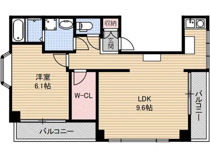 ライフプラザ玉櫛【201号室】の間取り