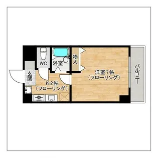プロムナード【303号室】の間取り