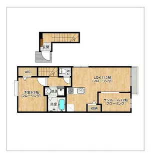 リーベンス グランデ【2階】の間取り