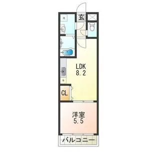 兵庫県尼崎市建家町【アパート】の間取り