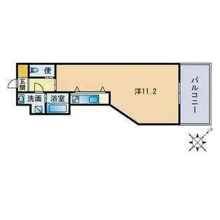 Grand E’terna福岡天神橋【5階】の間取り