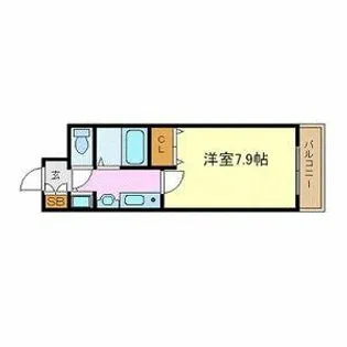 プレサンス栄メディパーク【2階】の間取り