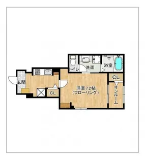 サンセール【Ⅰ104号室】の間取り
