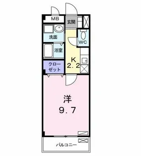 Comfort八田【2階】の間取り