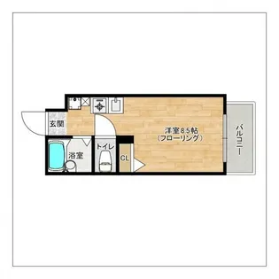 パピルスII【703号室】の間取り