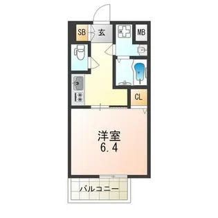 大阪府大阪市西淀川区花川2丁目【マンション】の間取り