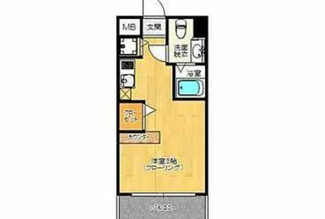 エンクレスト舞鶴【10階】の間取り